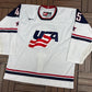 Team USA Matt Grzelcyk Hockey Jersey | Size X-Large | Vintage 2000s NHL Hockey White Jersey |