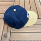 Labatt Blue Embroidered Graphic Hat | Leather Clasp Back | Vintage 1990s Promotional Blue Cap |