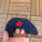 Labatt Blue Embroidered Graphic Hat | Leather Clasp Back | Vintage 1990s Promotional Blue Cap |