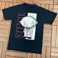 Family Guy Stewie Griffin Scarface Graphic Tee | Size Medium | Vintage 2000s Promotional Black T-Shirt |