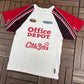 Tony Stewart NASCAR Graphic Tee | Size Medium | Vintage 2000s Racing White T-Shirt |