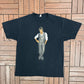 Rod Stewart Rockin' In The Round Graphic Tee | Size X-Large | Vintage 2000s Rock Black T-Shirt |