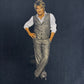 Rod Stewart Rockin' In The Round Graphic Tee | Size X-Large | Vintage 2000s Rock Black T-Shirt |