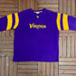 Minnesota Vikings Graphic Crewneck | Size X-Large | Vintage 2000s NFL Football Purple Sweater |