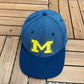 Michigan Wolverines National Champions 1997 Graphic Hat | Snap Back | Vintage 1990s College Blue Cap |