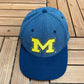 Michigan Wolverines National Champions 1997 Graphic Hat | Snap Back | Vintage 1990s College Blue Cap |