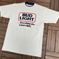 Bud Light Everything Else Is Just A Light Graphic Tee | Size X-Large | Vintage 1990s Alcohol Promotional White T-Shirt |