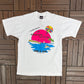 I Survived Parasailing And Jet Ski Graphic Tee | Size Large | Vintage 1990s Promotional White T-Shirt |