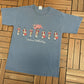 Colonial Williamsburg Graphic Tee | Size Large | Vintage 2000s Tourist Blue T-Shirt |