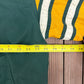 Green Bay Packers Graphic Windbreaker | Size X-Large | Vintage 1990s NFL Football Green Jacket |