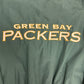 Green Bay Packers Graphic Windbreaker | Size X-Large | Vintage 1990s NFL Football Green Jacket |
