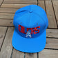 Houston Oilers Embroidered Graphic Hat | Snap Back | Vintage 1990s NFL Football Blue Cap |