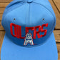 Houston Oilers Embroidered Graphic Hat | Snap Back | Vintage 1990s NFL Football Blue Cap |