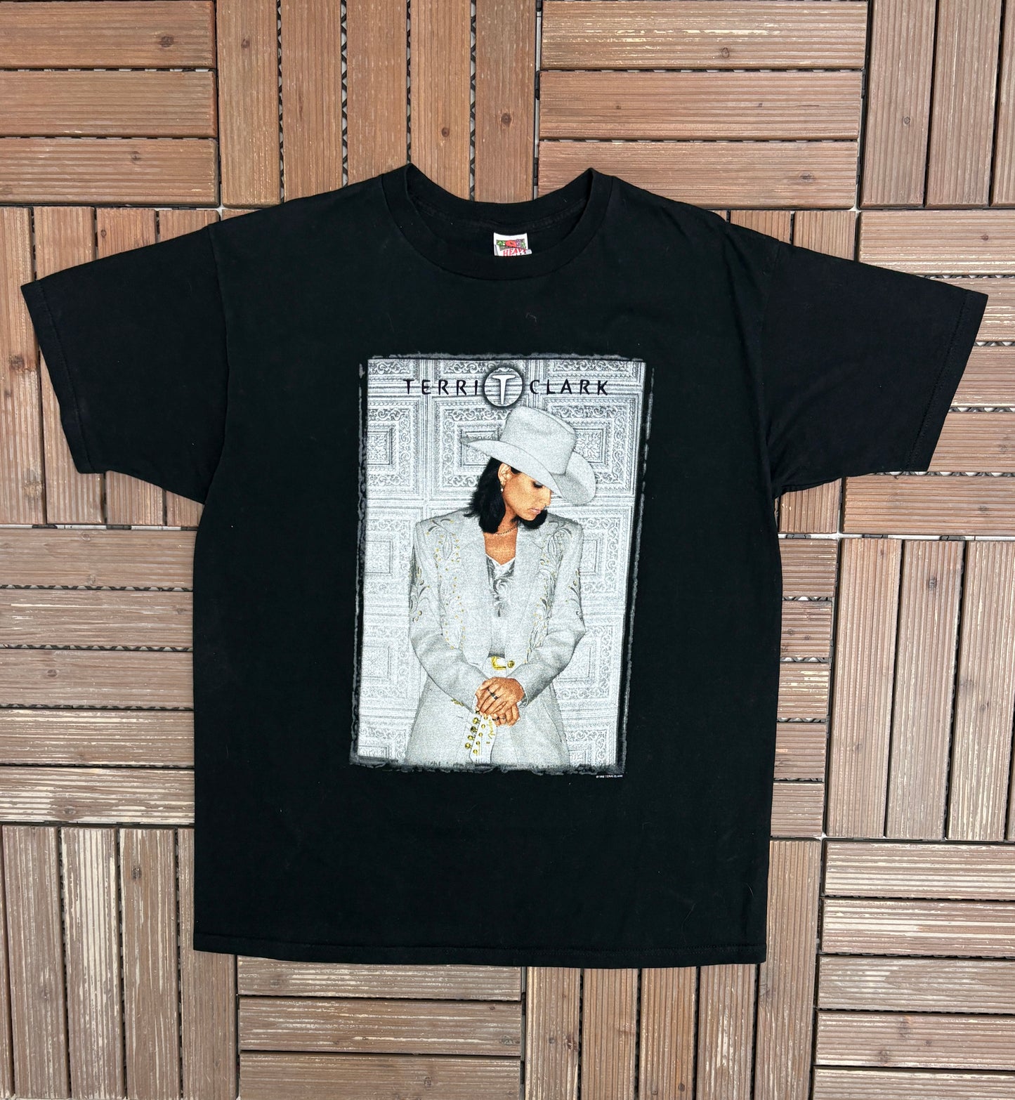 Terri Clark "How I Feel" Tour 1999 Graphic Tee | Size X-Large | Vintage 1990s Country Music Black T-Shirt |