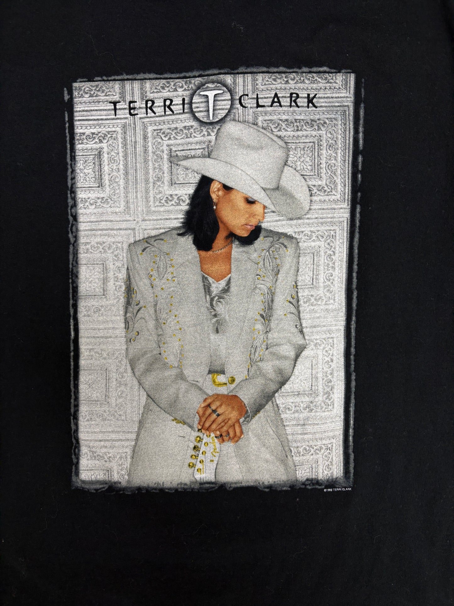 Terri Clark "How I Feel" Tour 1999 Graphic Tee | Size X-Large | Vintage 1990s Country Music Black T-Shirt |