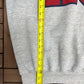 Kansas Jayhawks Graphic Crewneck | Size Medium | Vintage 1990s College Grey Sweater |