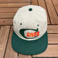 Miami Hurricanes Graphic Hat | Snap Back | Vintage 1990s College Sports Grey Cap |