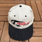 North Carolina Speedway Graphic Hat | Snap Back | Vintage 1990s White NASCAR Cap |