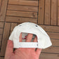 North Carolina Speedway Graphic Hat | Snap Back | Vintage 1990s White NASCAR Cap |