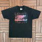Miller Genuine Draft Graphic Tee | Size X-Large | Vintage 1990s Alcohol Promotional Black T-Shirt |