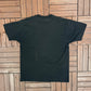 Miller Genuine Draft Graphic Tee | Size X-Large | Vintage 1990s Alcohol Promotional Black T-Shirt |