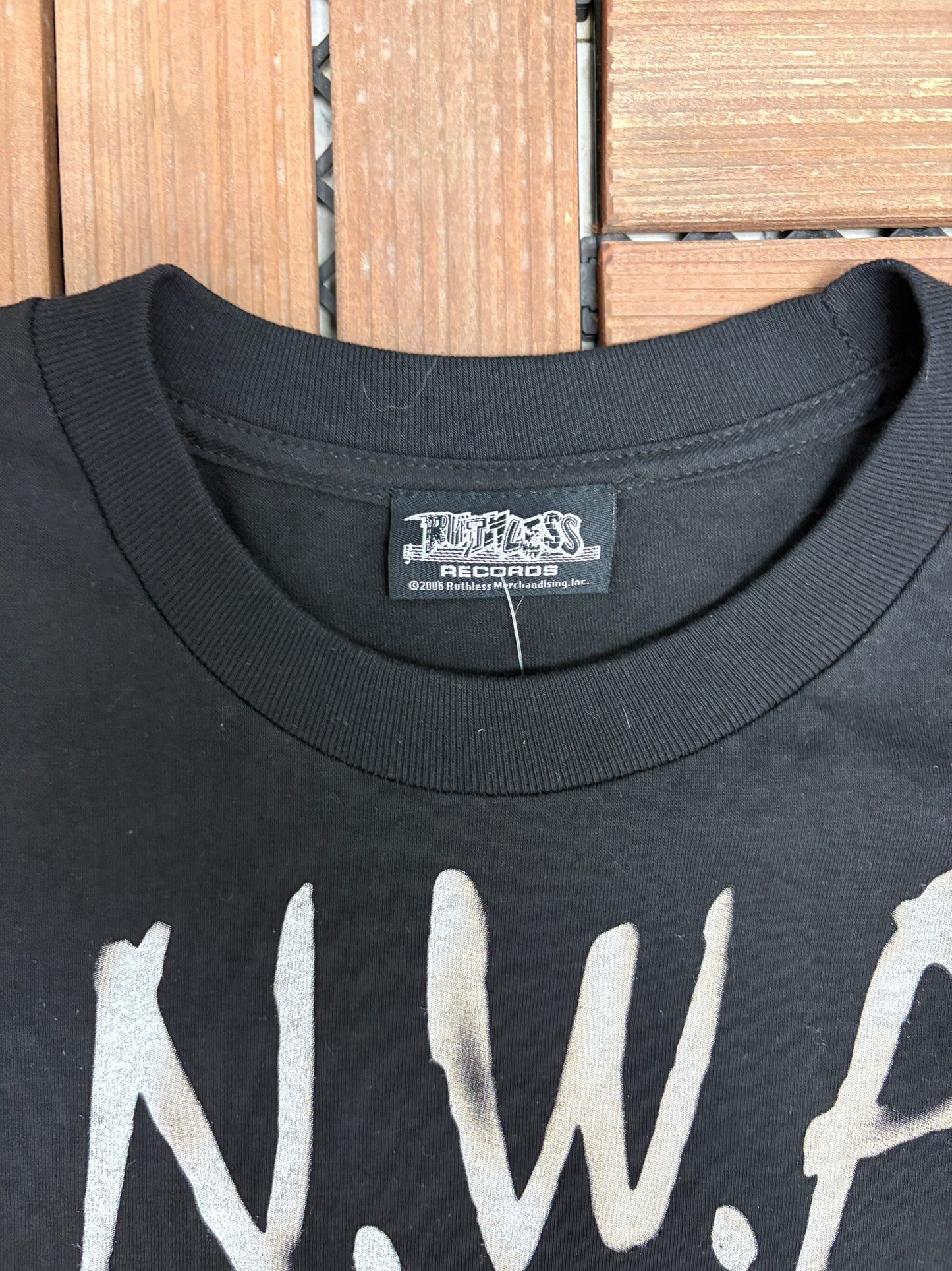 N.W.A. Straight Outta Compton Graphic Tee | Size XX-Large | Vintage 2000s Rap Music Black T-Shirt |
