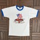 1991 Monroe Fire School Graphic Tee | Size Large | Vintage 1990s Single Stitch White T-Shirt |