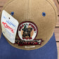 Cheers Boston Embroidered Graphic Hat | Metal Clasp | Vintage 1990s Promotional Beige Cap |