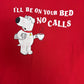 Family Guy I'll Be On Your Bed No Calls Graphic Tee | Size Small | Vintage 2000s Animated Television Series |