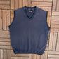 PGA Tour Golf Blue Vest Sweater | Size Medium | Vintage 2000s Golf Blue Sweatshirt |