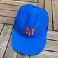 New York Mets Graphic Hat | Snap Back | Vintage 1990s MLB Baseball Trucker Blue Cap |