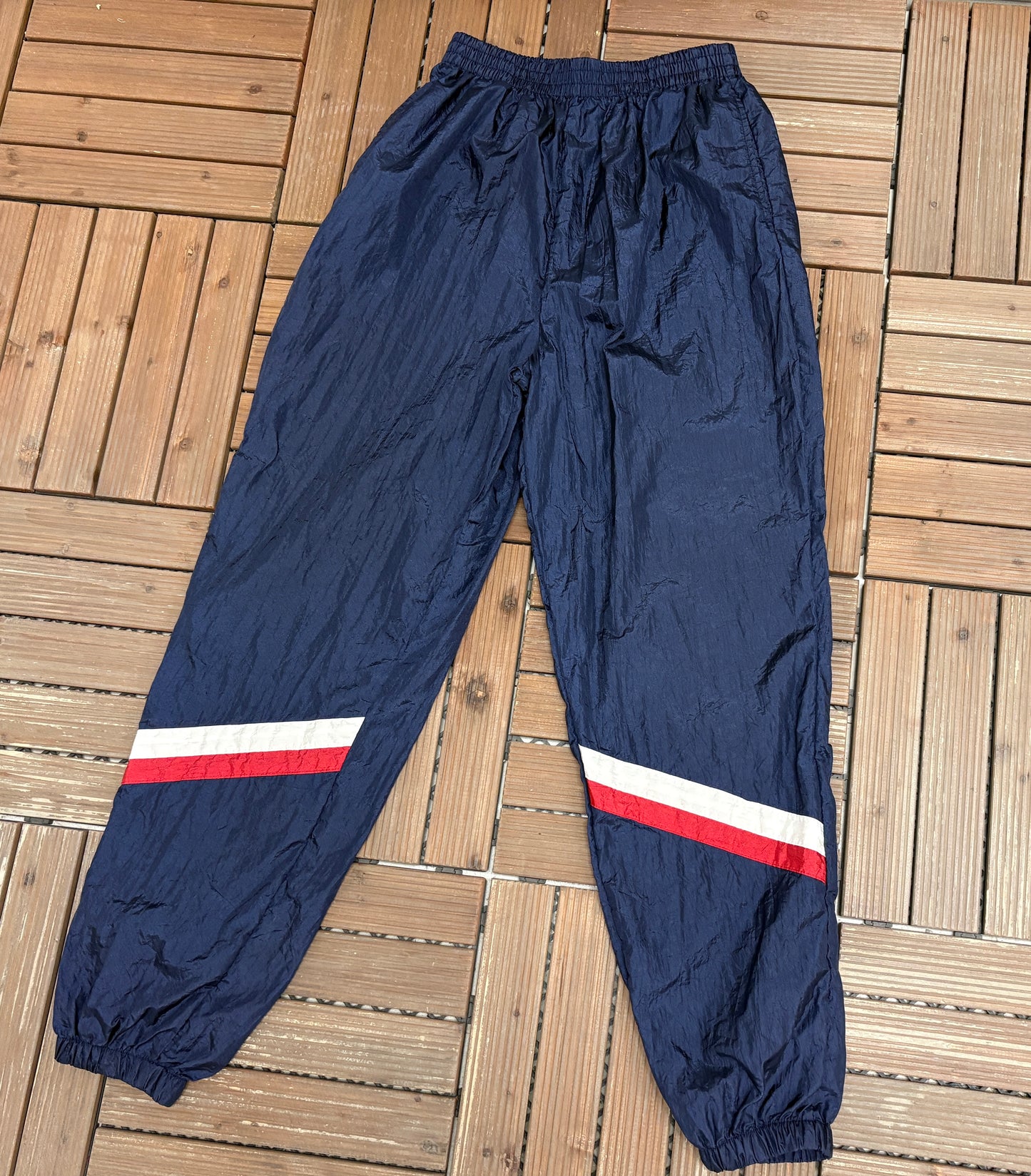 United States Olympics Graphic Track Pants | Size Ladies Small | Vintage 1990s Blue Track Pants |
