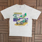 Cedar Lake Speedway Graphic Tee | Size Medium | Vintage 1990s Racing Grey T-Shirt |