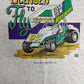 Cedar Lake Speedway Graphic Tee | Size Medium | Vintage 1990s Racing Grey T-Shirt |