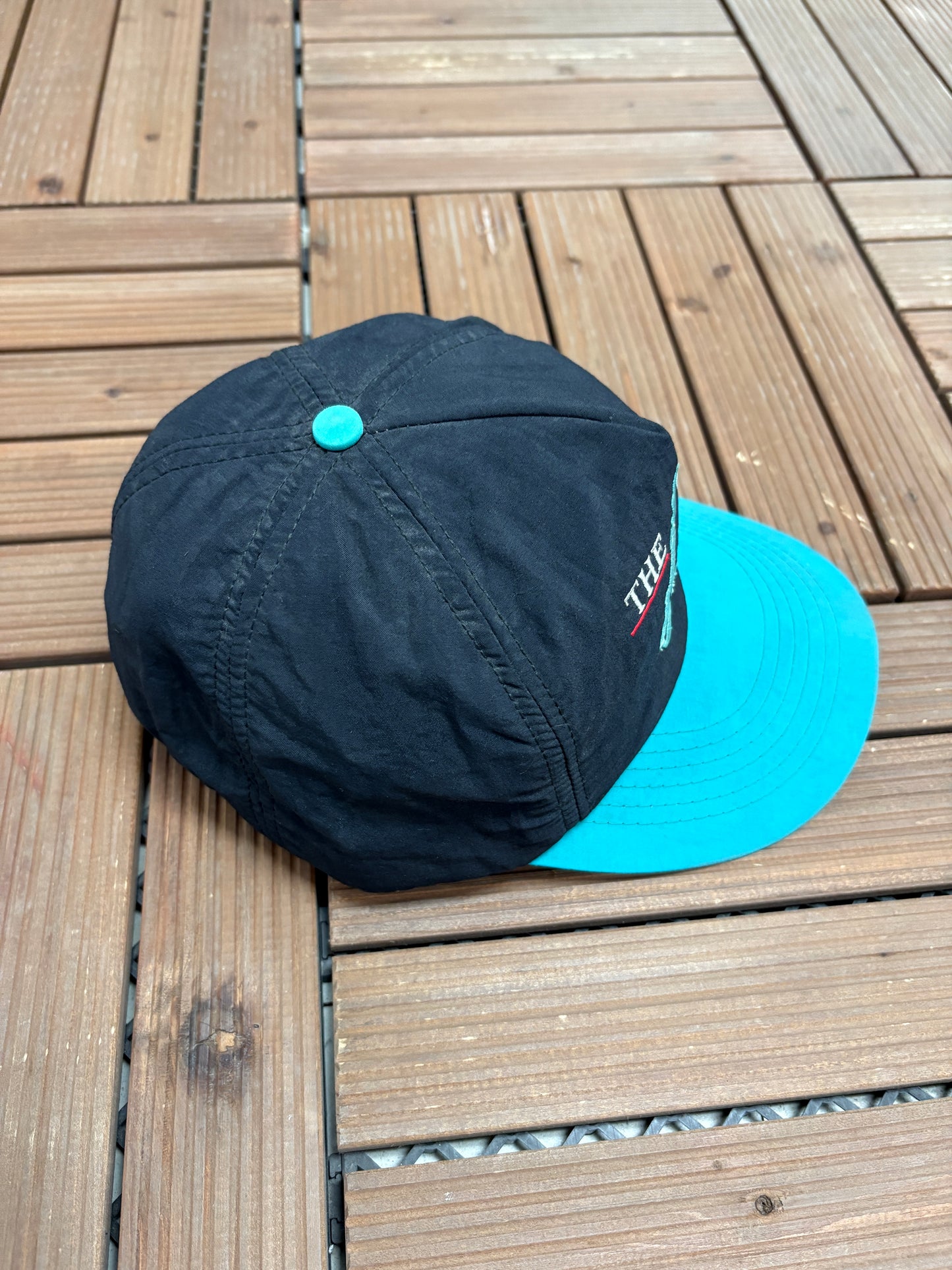 Budweiser At The Glen 1992 Graphic Hat | Snap Back | Vintage 1990s NASCAR Racing Black Cap |