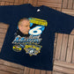 Mark Martin Farewell Tour 2005 Graphic Tee | Size X-Large | Vintage 2000s NASCAR Racing Blue T-Shirt |