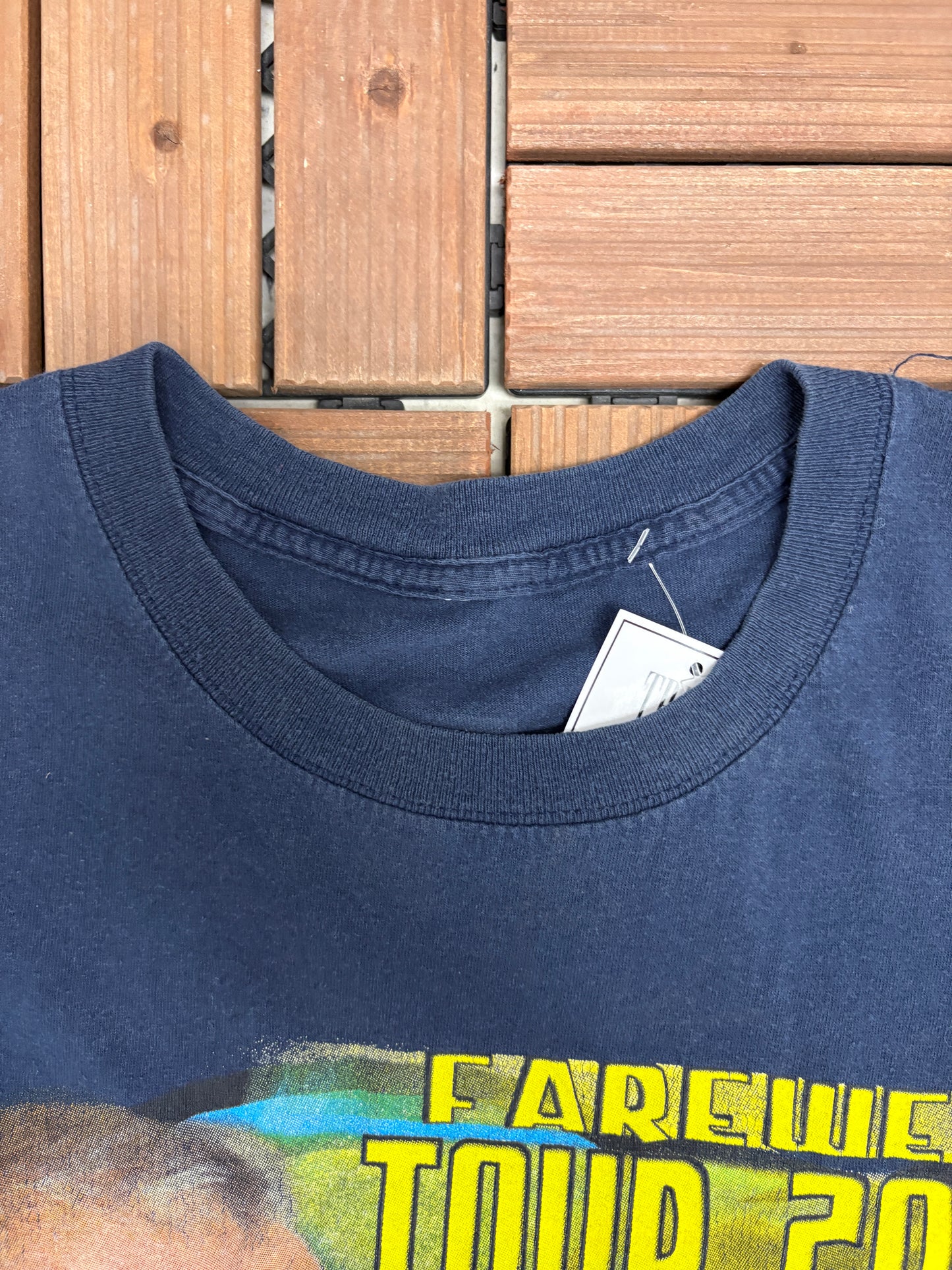 Mark Martin Farewell Tour 2005 Graphic Tee | Size X-Large | Vintage 2000s NASCAR Racing Blue T-Shirt |