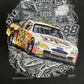 Dale Jarrett Load & Go Graphic Tee | Size X-Large | Vintage 2000s NASCAR Racing Black T-Shirt |