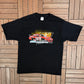 Tony Stewart Stewart-Haas Racing Graphic Tee | Size X-Large | Vintage 2000s Black NASCAR T-Shirt |