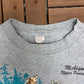Michigan's Upper Peninsula Graphic Tee | Size X-Large | Vintage 1990s Tourist Blue T-Shirt |