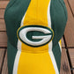 Green Bay Packers Embroidered Graphic Hat | Strap Back | Vintage 2000s NFL Football Yellow Cap |