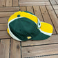 Green Bay Packers Embroidered Graphic Hat | Strap Back | Vintage 2000s NFL Football Yellow Cap |