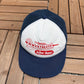Buffalo Bisons Super Duper Graphic Hat | Snap Back | Vintage 1990s Minor League White Baseball Cap |