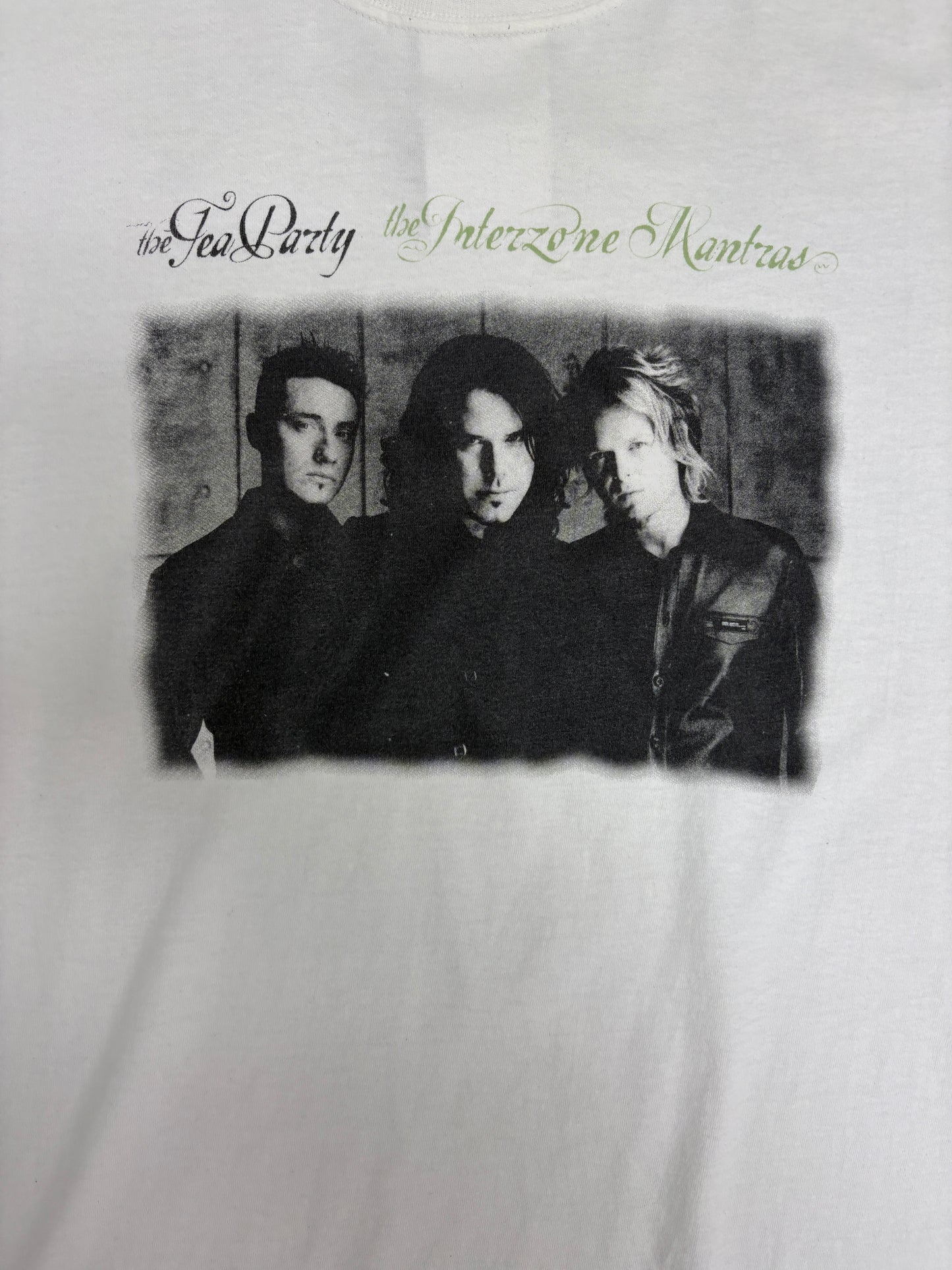 The Tea Party The Interzone Mantras Graphic Tee | Size X-Large | Vintage 2000s Canadian Rock Band White T-Shirt |