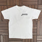 Locos Only Surfwear Graphic Tee | Size Large | Vintage 1990s Surf White T-Shirt |