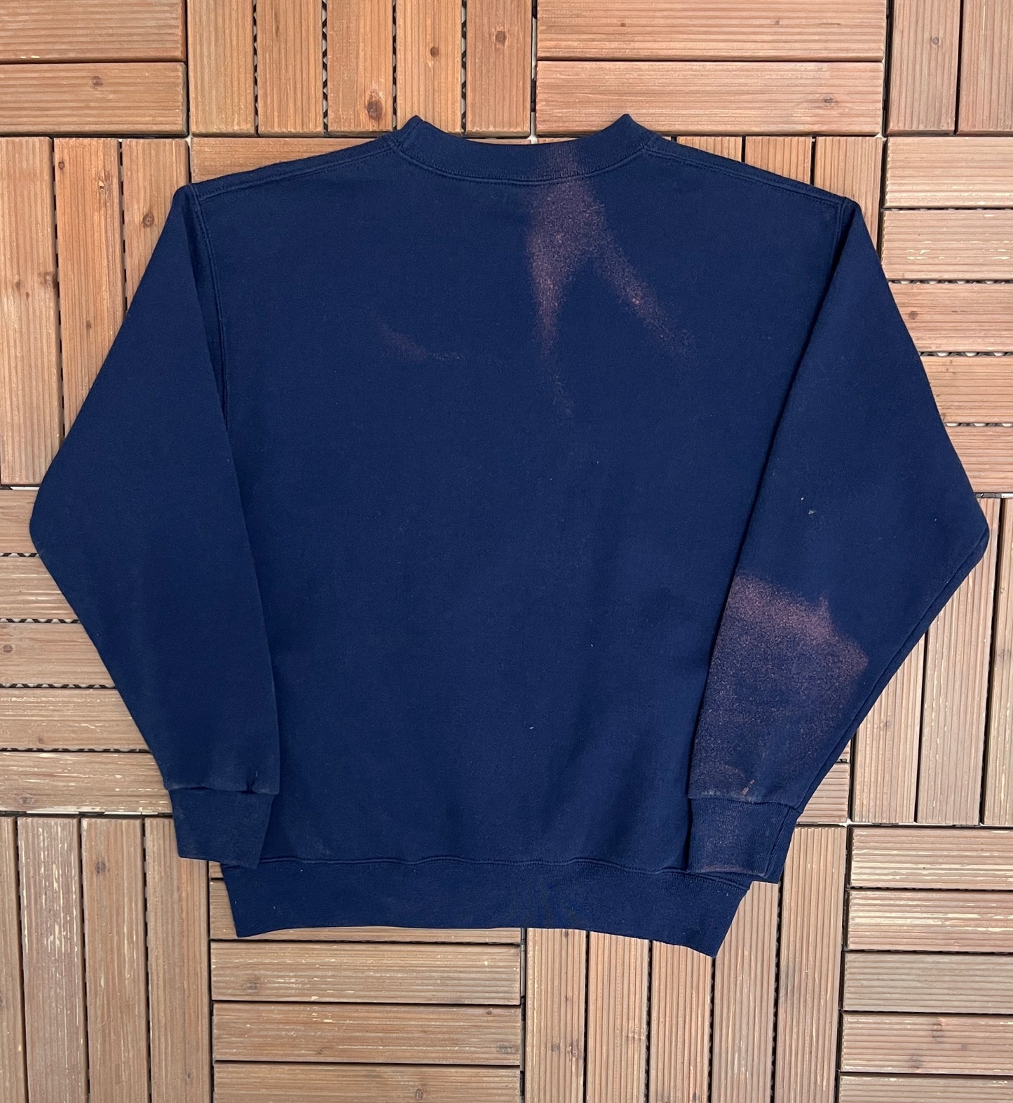 West Virginia Graphic Crewneck | Size X-Large | Vintage 1990s Tourist Made in USA Blue Sweater |