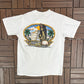 Locos Only Surfwear Graphic Tee | Size Large | Vintage 1990s Surf White T-Shirt |