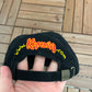 Kahlua Anything Goes Embroidered Graphic Hat | Metal Clasp | Vintage 2000s Promotional Black Cap |