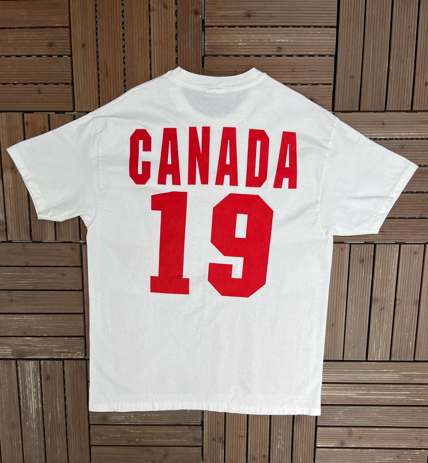 Team Canada Hockey Paul Henderson Graphic Tee | Size X-Large | Vintage 1990s Hockey White T-Shirt |