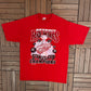 Detroit Red Wings Stanley Cup Champions 1997 Graphic Tee | Size X-Large | Vintage 1990s NHL Hockey Red T-Shirt |